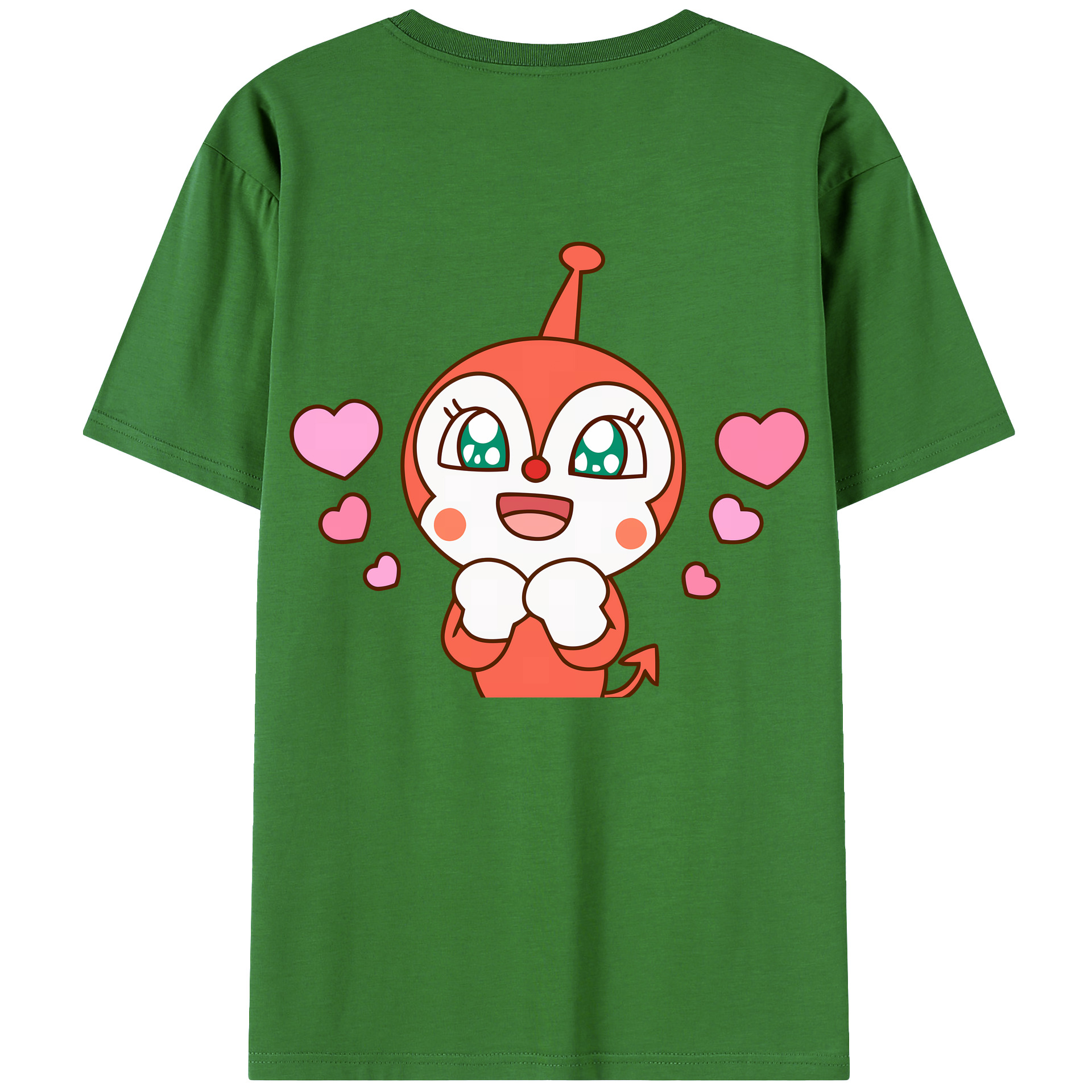 （画像用） アンパンマン Anpanman レディース半袖Tシャツ(バックプリント)